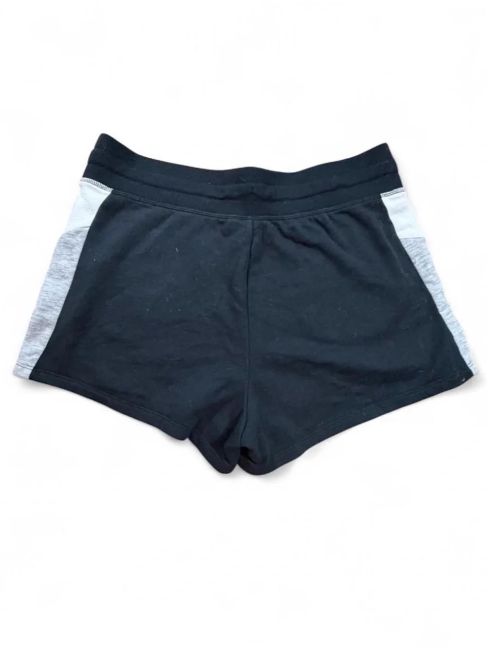 Reebok Athletic Shorts Womens Large Black Drawstring Activewear Running Gym